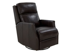 (image for) Barcalounger - Swivel Glider Recliner Aniston - Bennington Fudge